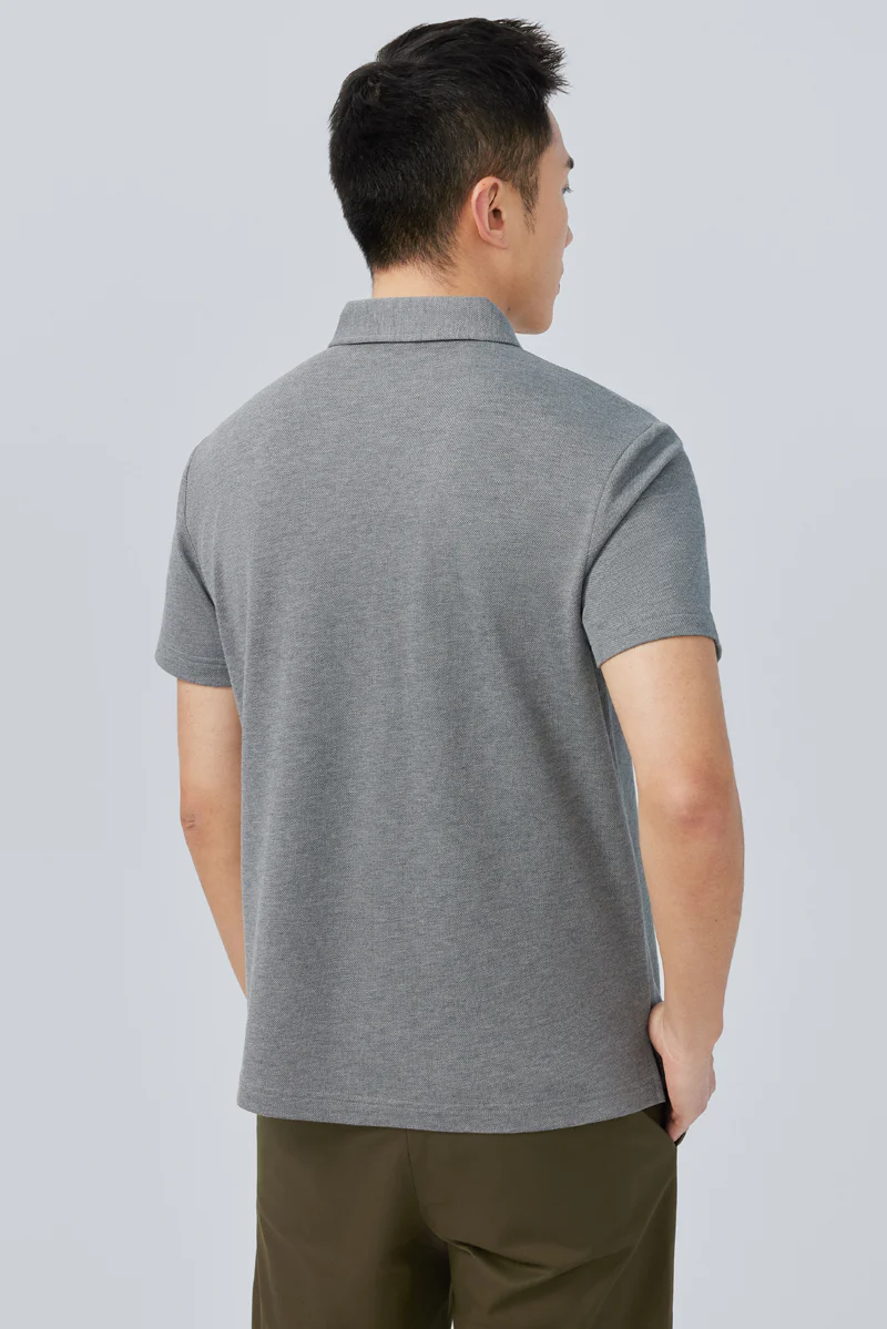 Regal Pique Polo | Dark Grey EBCG30 - Image 4