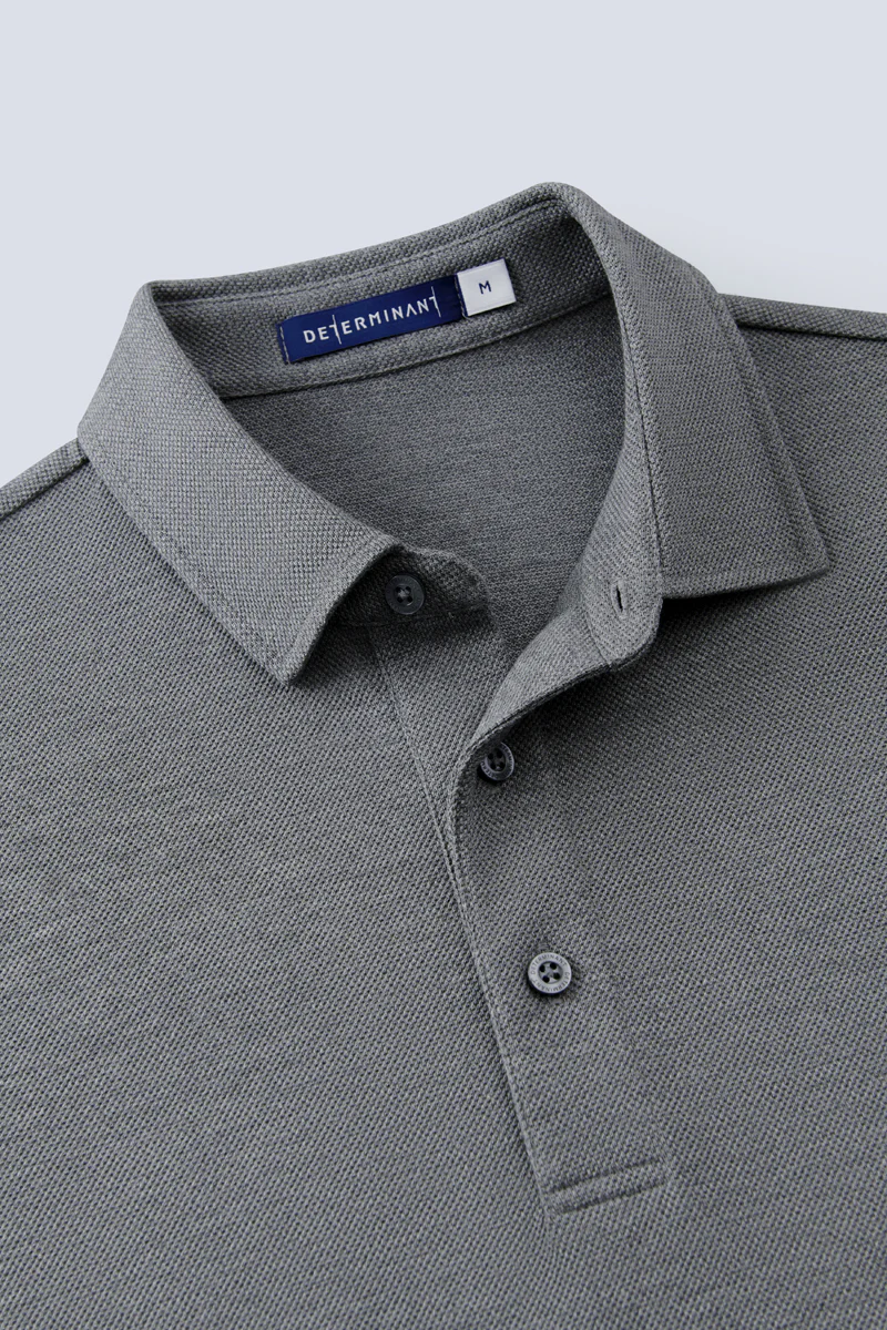 Regal Pique Polo | Dark Grey EBCG30 - Image 6