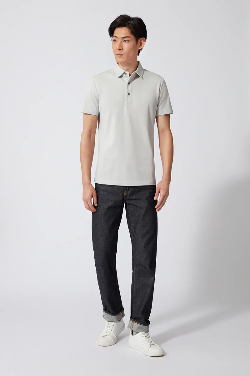 Regal Pique Polo | Light Grey GYE008 - Image 3