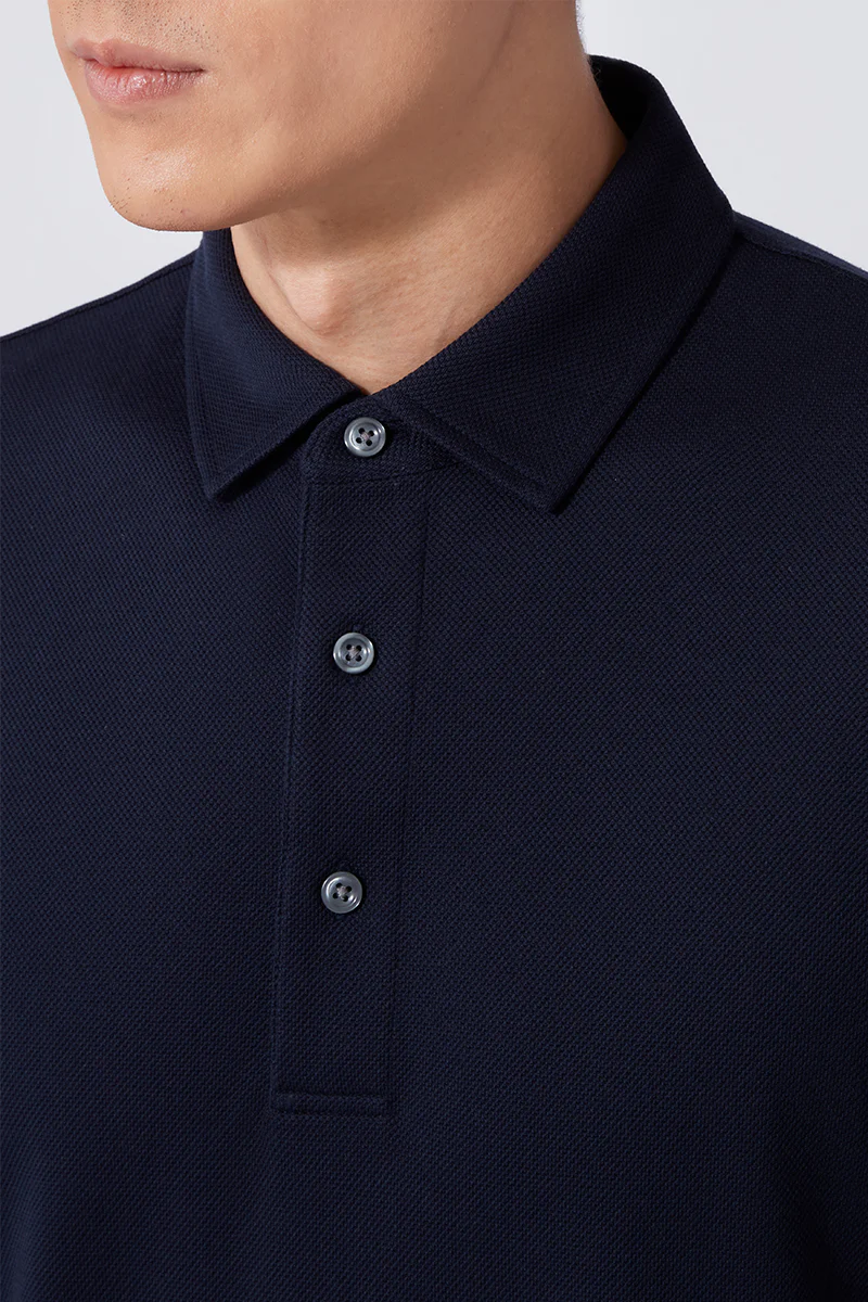 Regal Pique Polo | Navy NNY096 - Image 2