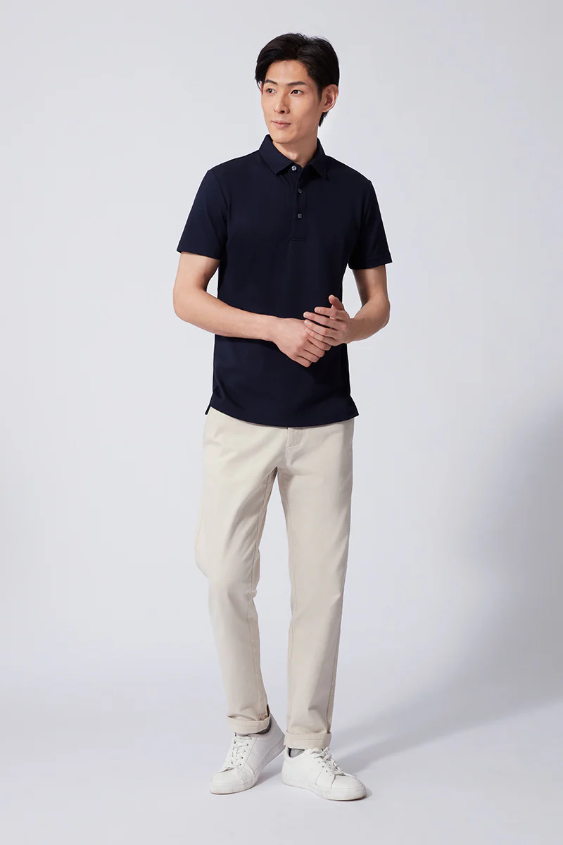 Regal Pique Polo | Navy NNY096 - Image 3