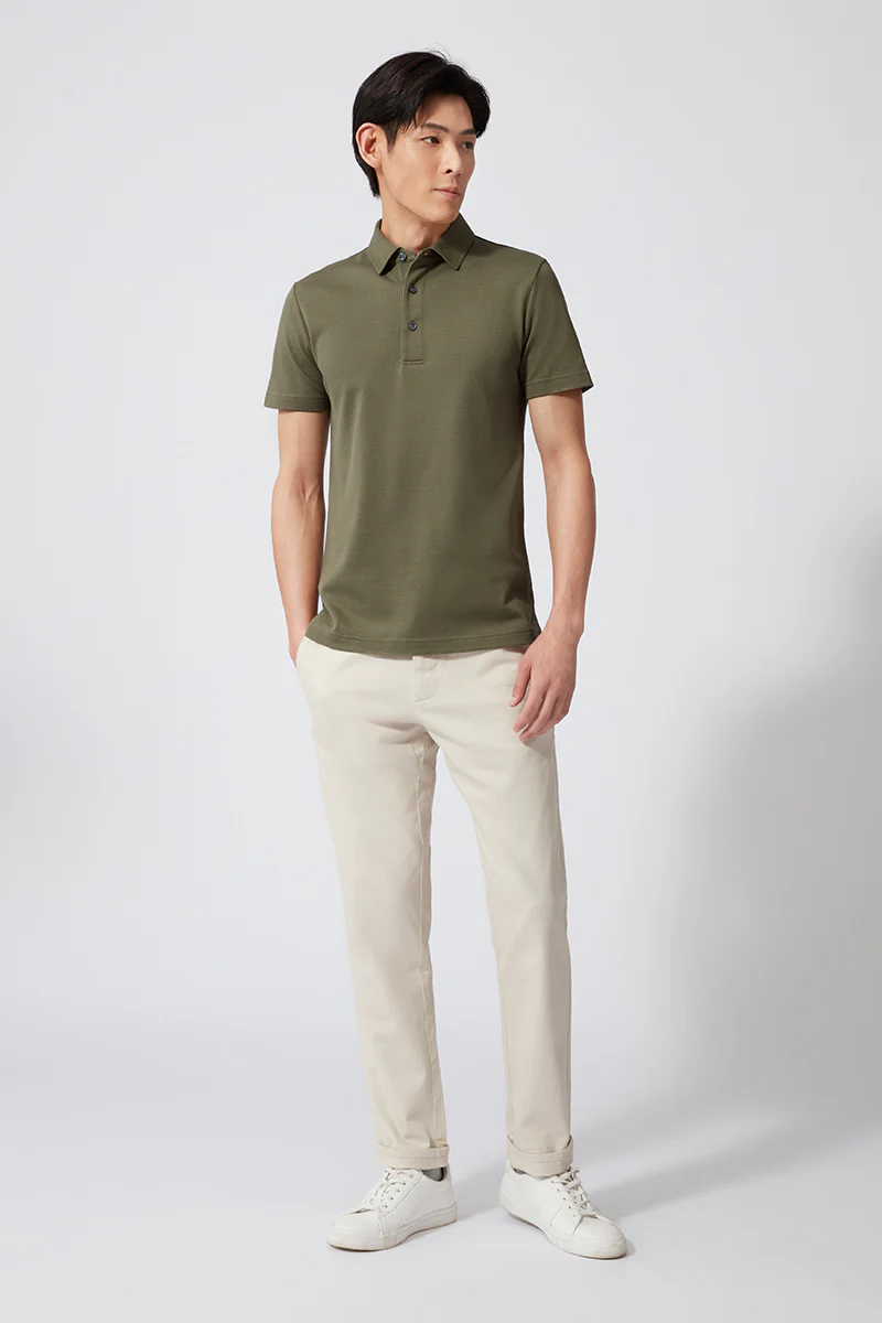 Regal Pique Polo | Olive GNE474 - Image 3