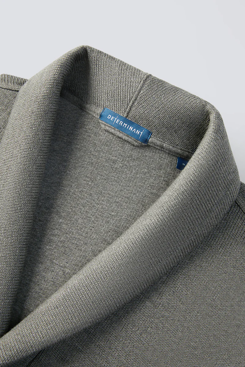 Regal Shawl Collar Cardigan | Dark Grey BC5060 - Image 6