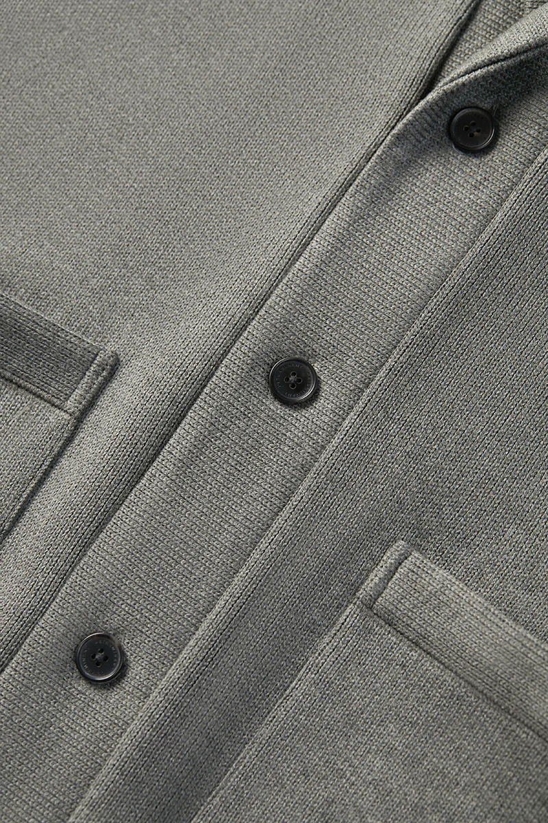 Regal Shawl Collar Cardigan | Dark Grey BC5060 - Image 8