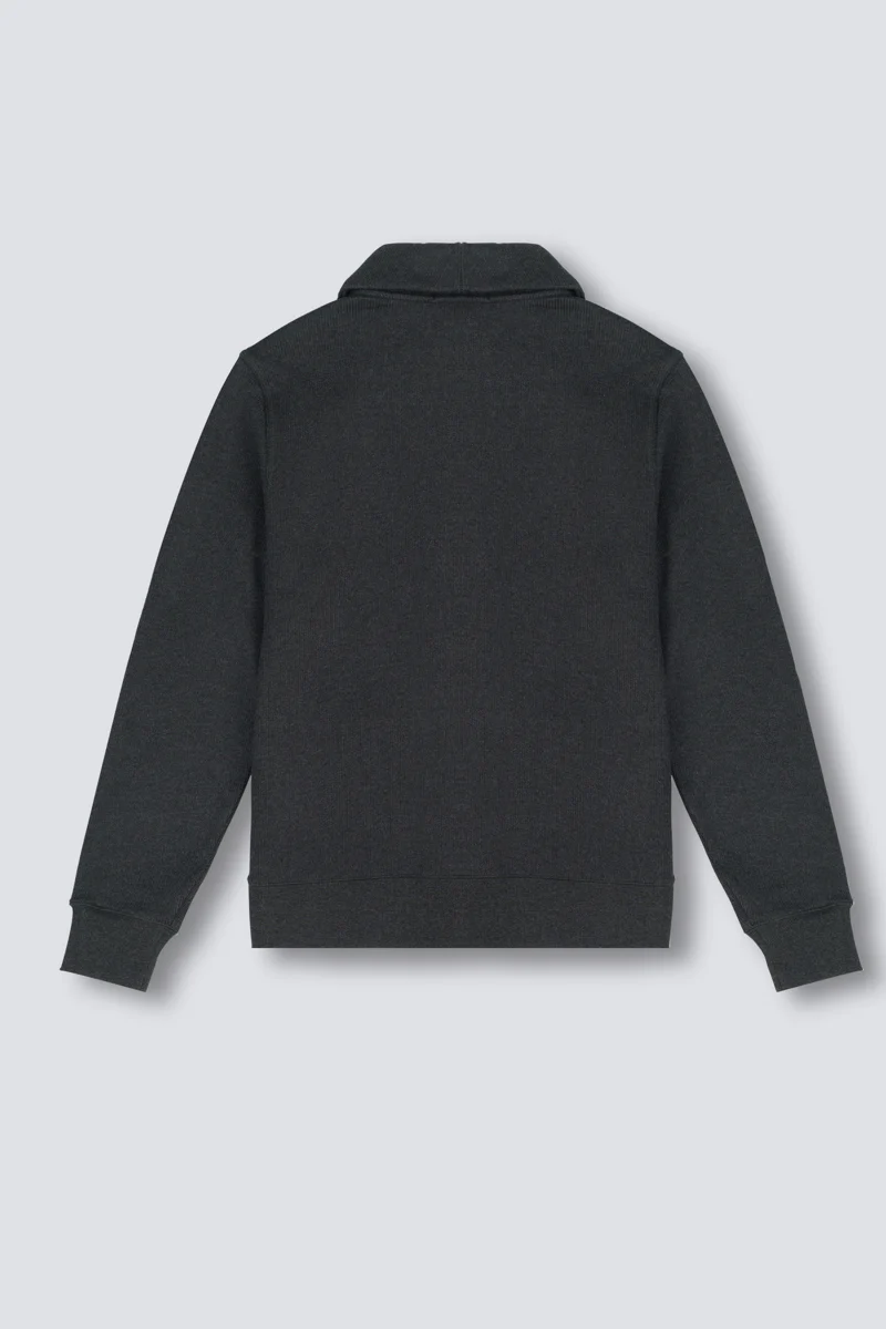 Regal Shawl Collar Cardigan | Dark Grey BC5076 - Image 5