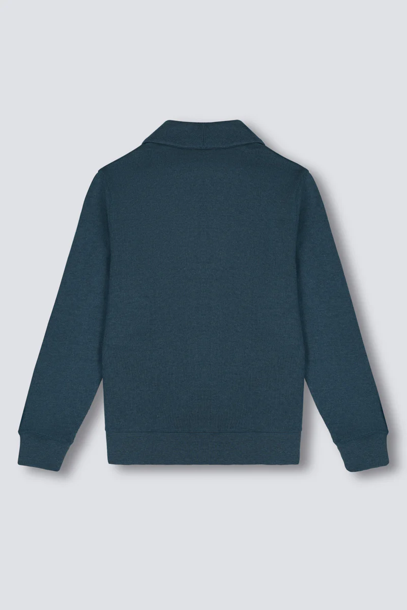 Regal Shawl Collar Cardigan | Dark Teal EB1383 - Image 5