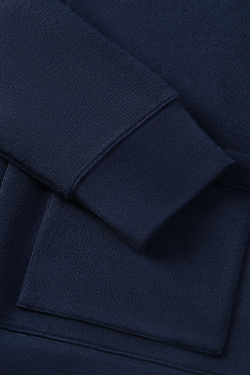 Regal Shawl Collar Cardigan | Navy NNY096 - Image 9