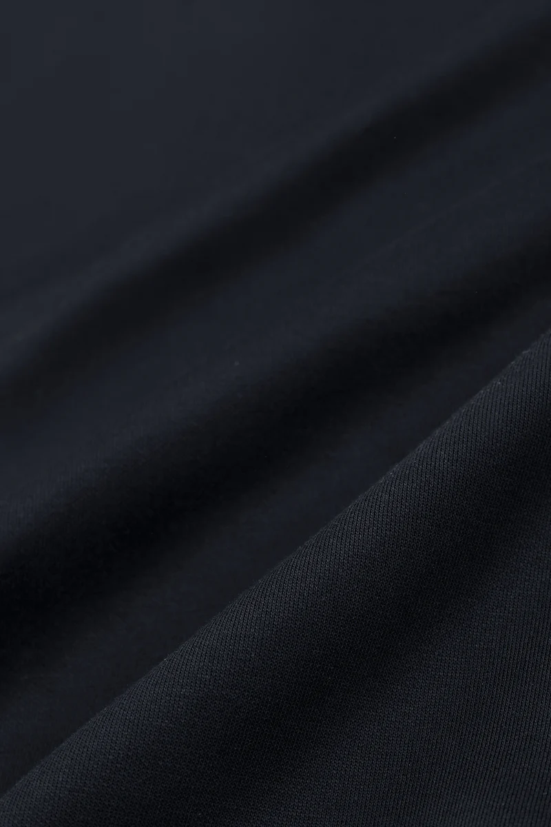 Regal Slim Fleece Half Zip Sweatshirt | Black BKFD01 - Image 8
