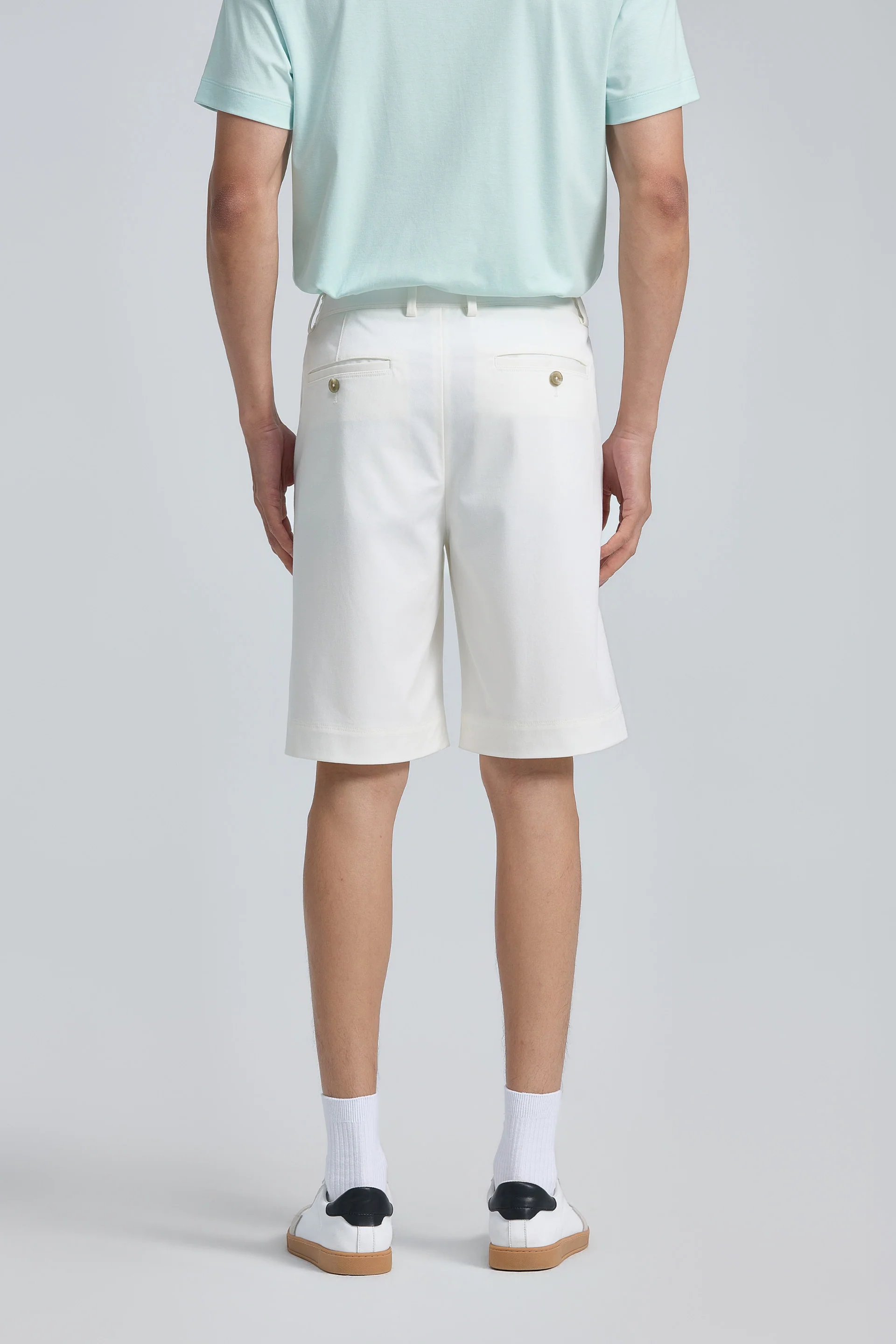 Regular Fit Chino Shorts | Blanc White WH001Z - Image 3