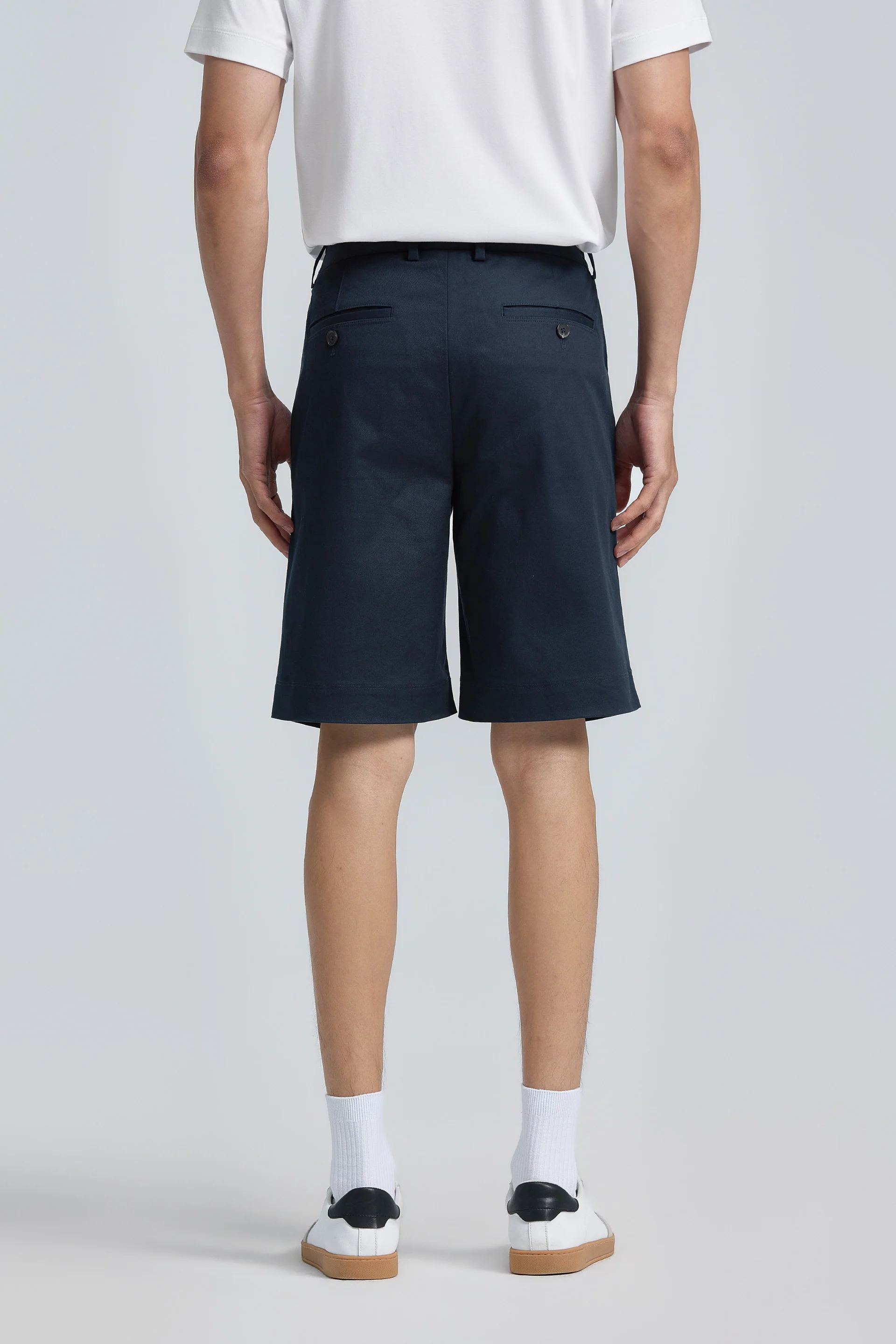 Regular Fit Chino Shorts | Navy 18162P - Image 3