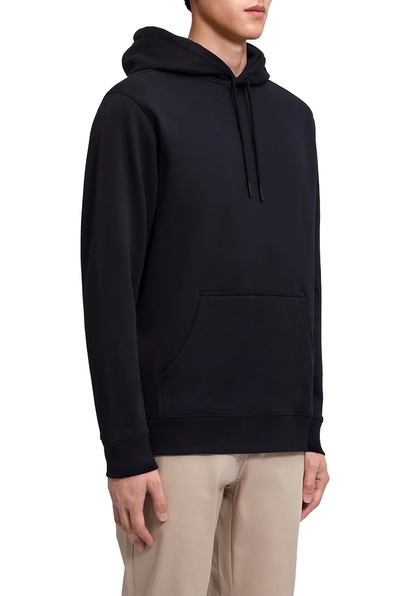 Slim Fleece Hoodie | Black BKFD01 - Image 3