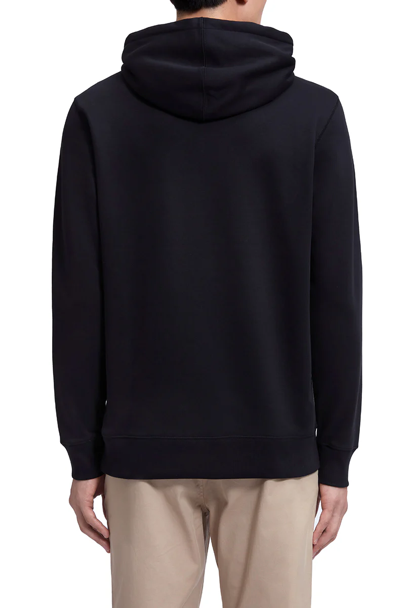 Slim Fleece Hoodie | Black BKFD01 - Image 4