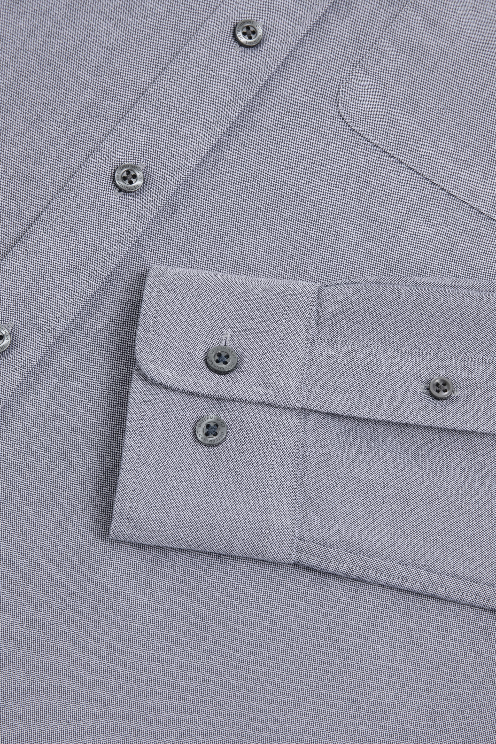 Soft Oxford Button-Down Casual Shirt | Navy 30141N - Image 6