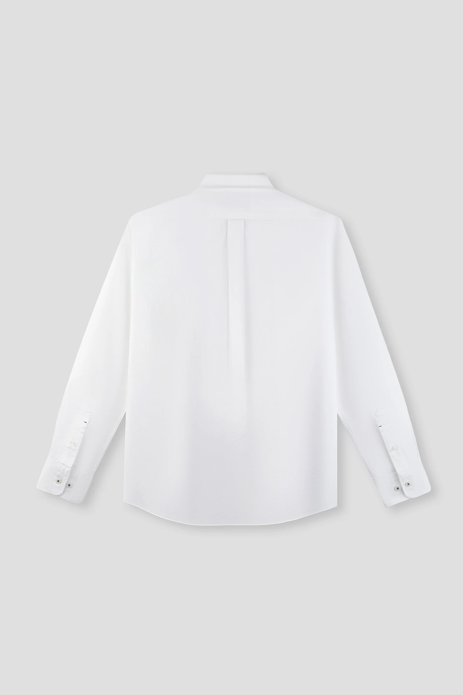 Soft Oxford Button-Down Casual Shirt | White WH001Z - Image 3