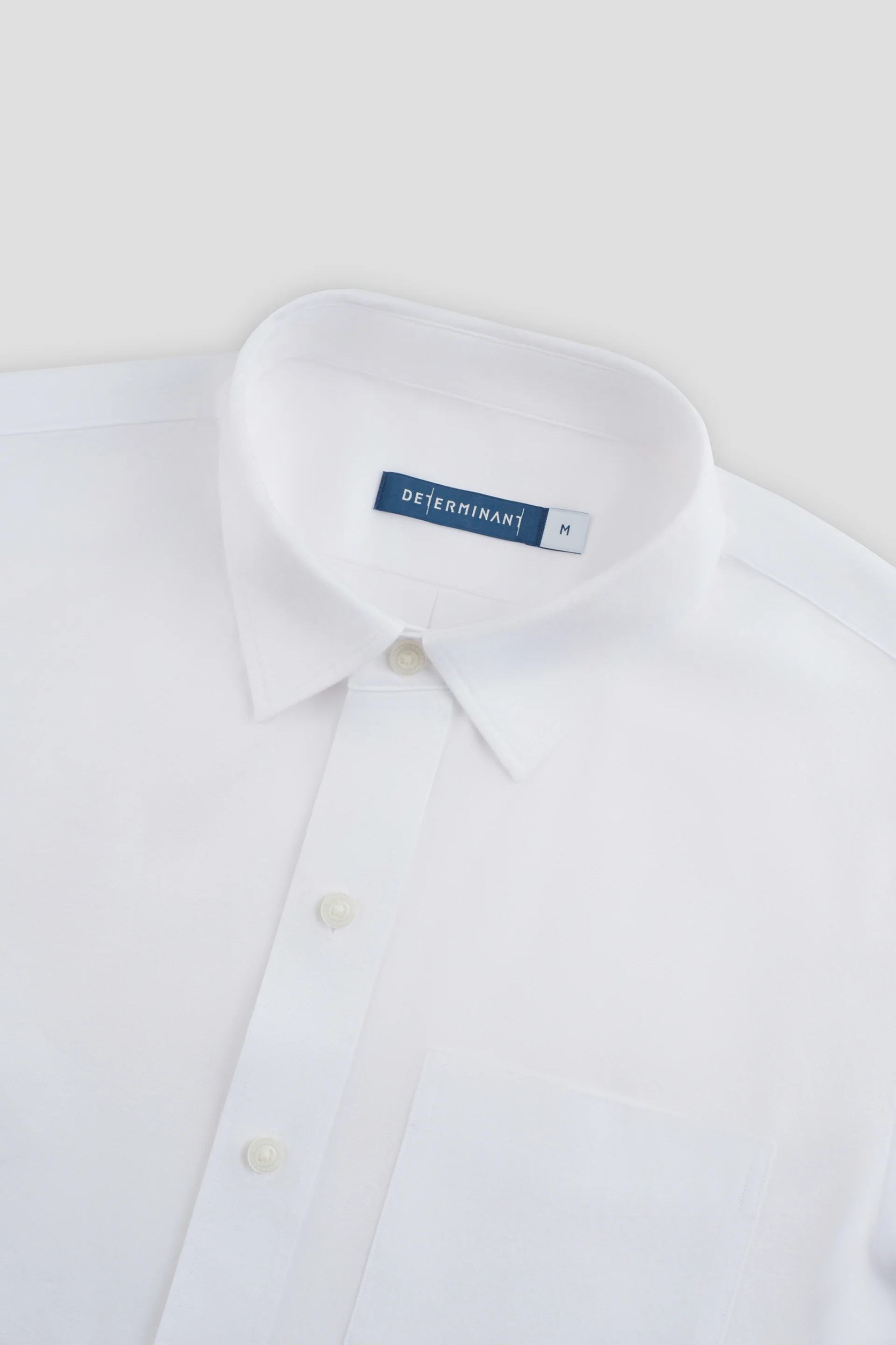 Soft Twill Point Collar Casual Shirt | White WH001Z - Image 4