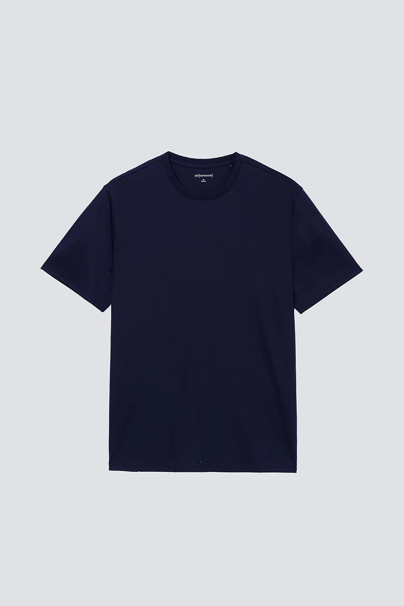 Softex Crew Neck T-Shirt | Navy NNY096 - Image 5