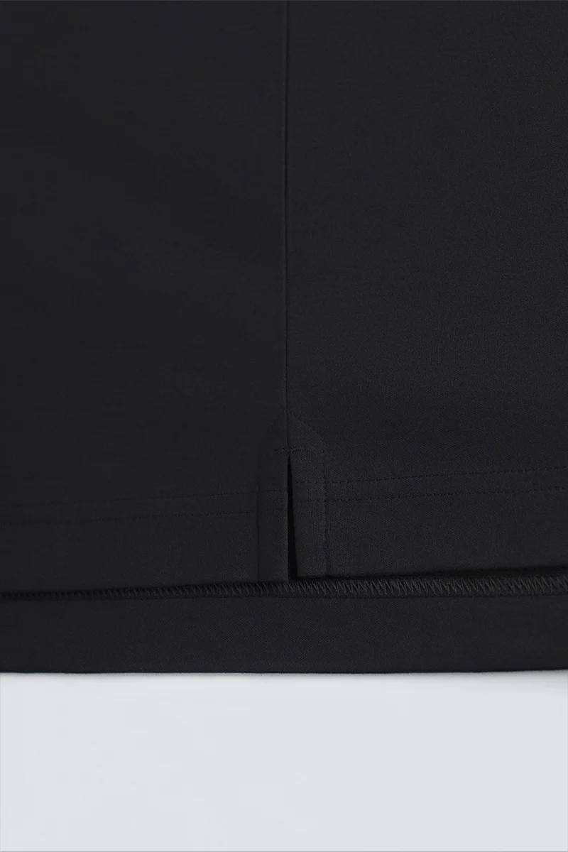Softex Snap-Front Polo | Black BKFD01 - Image 6