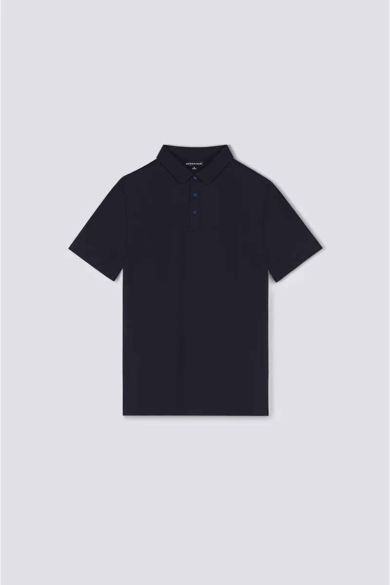 Softex Snap-Front Polo | Navy NNY096 - Image 3
