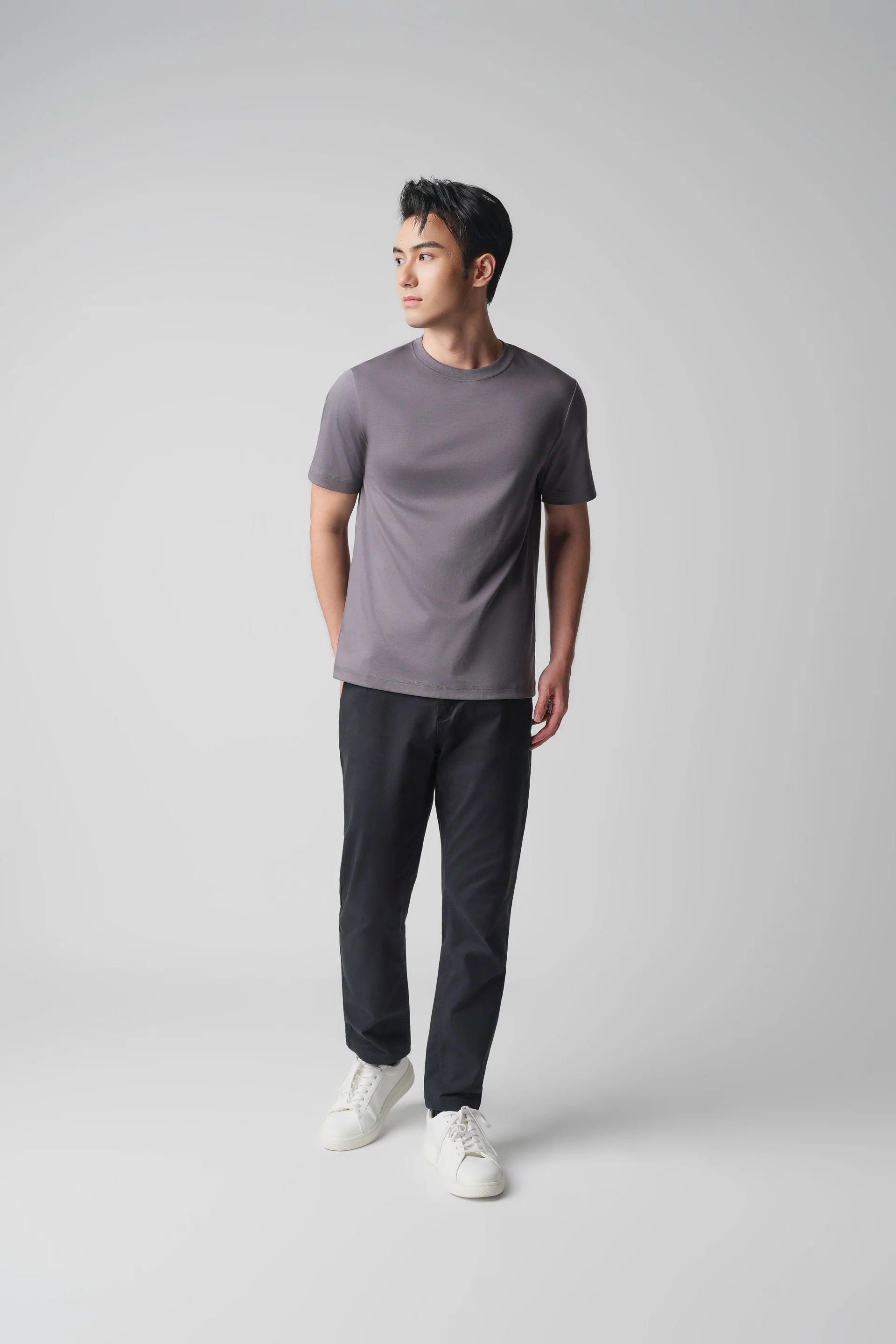 Repel⁺ Crew Neck T-Shirt | Dark Grey GYE149 - Image 2