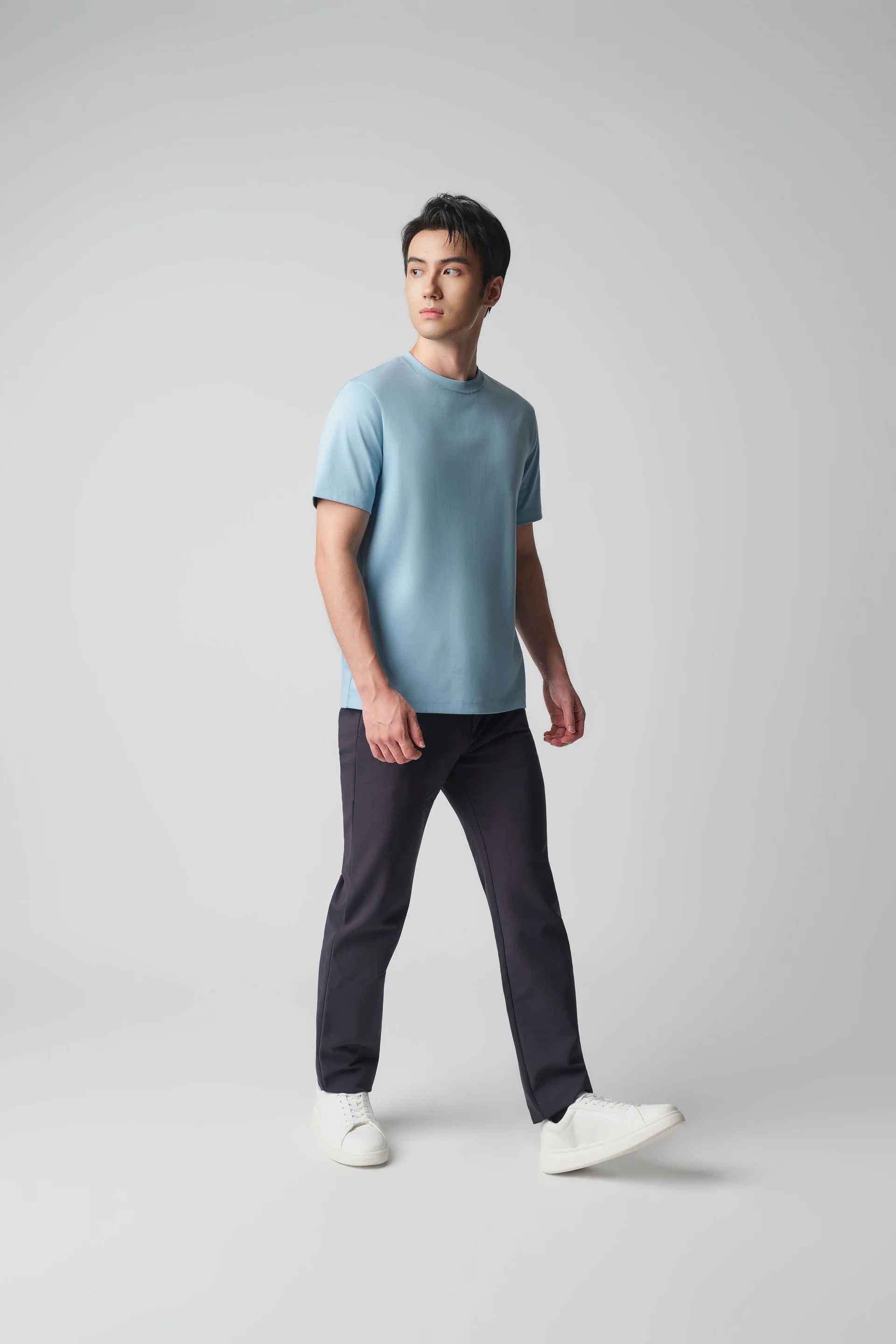 Repel⁺ Crew Neck T-Shirt | Light Blue BLFL01 - Image 2