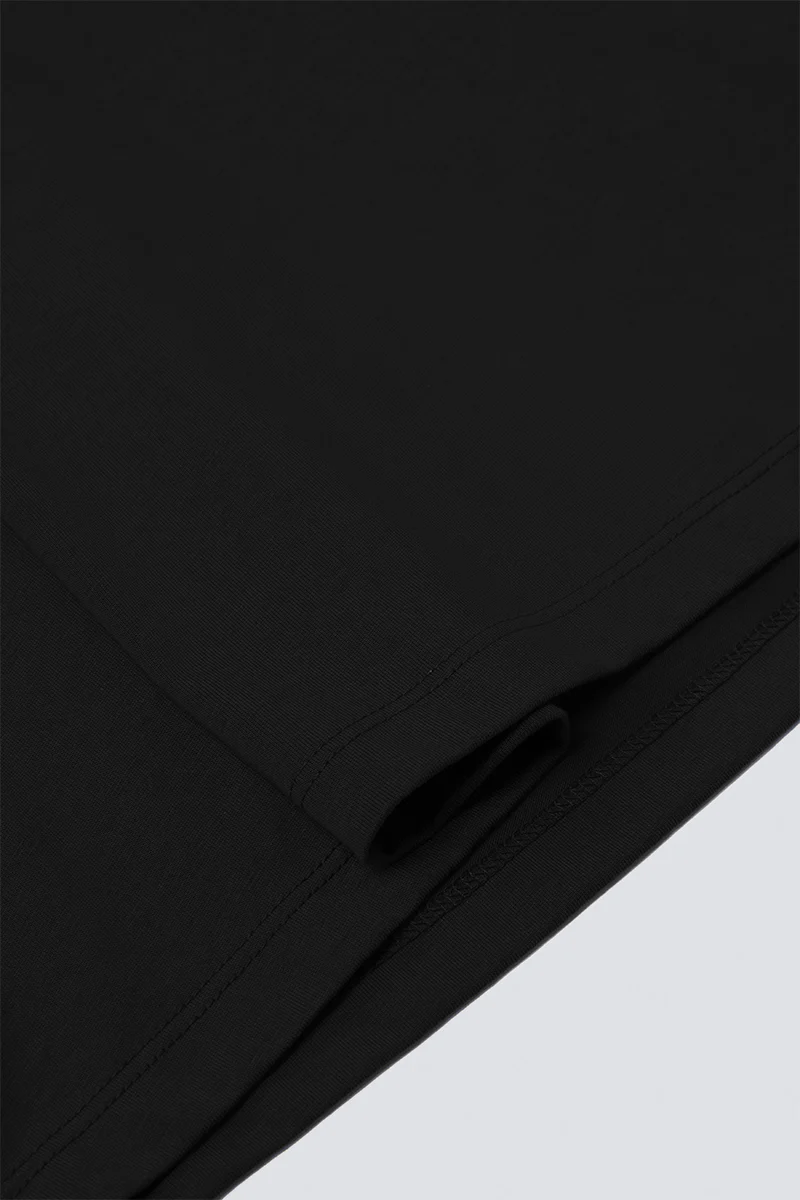 Super Soft Crew Neck T-Shirt | Black BKFD01 - Image 11
