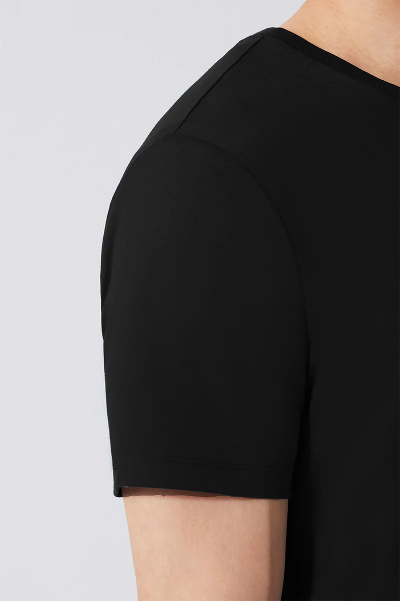 Super Soft Crew Neck T-Shirt | Black BKFD01 - Image 5