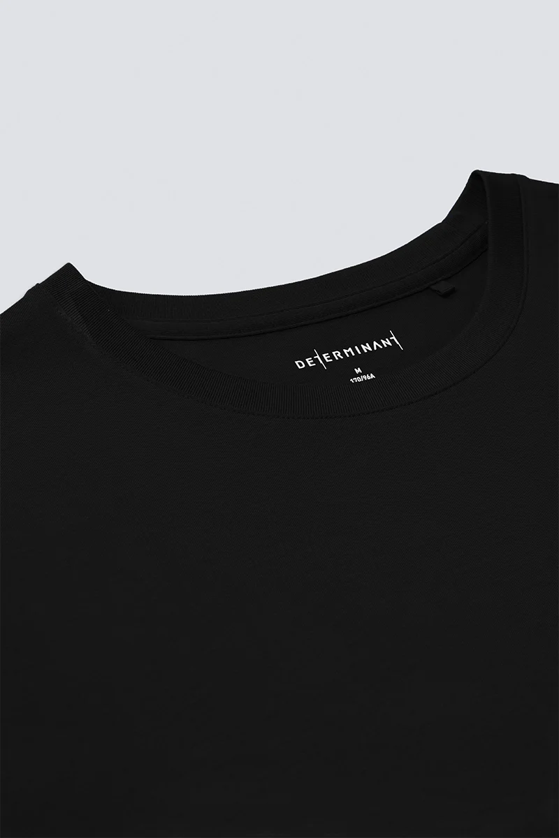 Super Soft Crew Neck T-Shirt | Black BKFD01 - Image 6