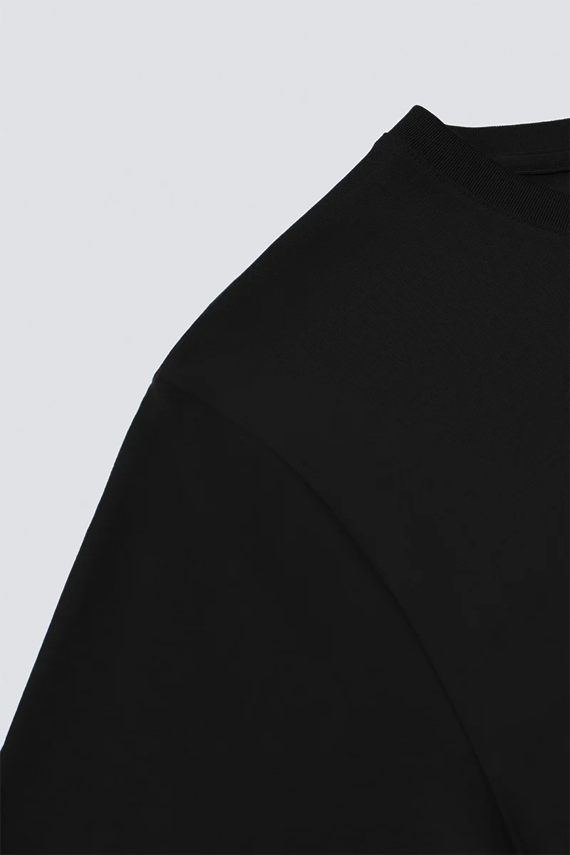 Super Soft Crew Neck T-Shirt | Black BKFD01 - Image 8