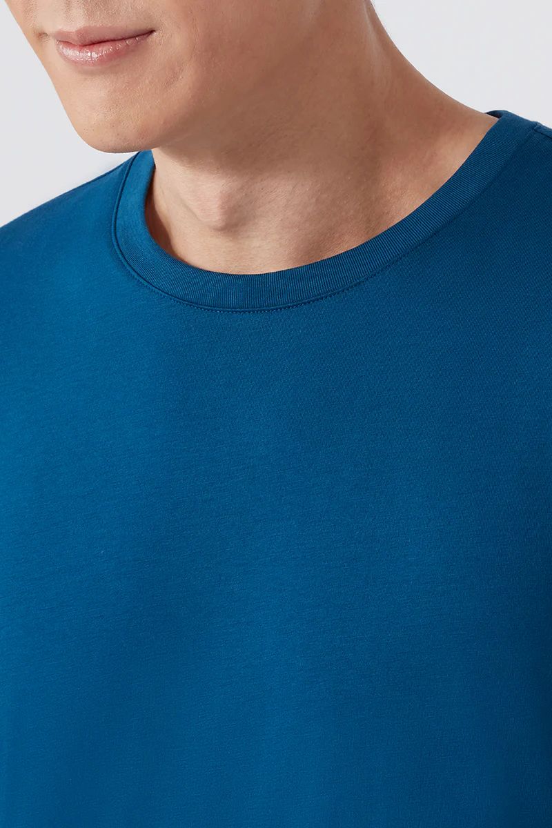 Super Soft Crew Neck T-Shirt | Blue P2189C - Image 2