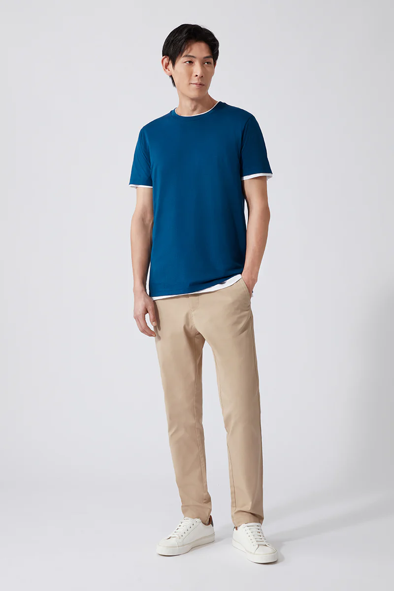 Super Soft Crew Neck T-Shirt | Blue P2189C - Image 3