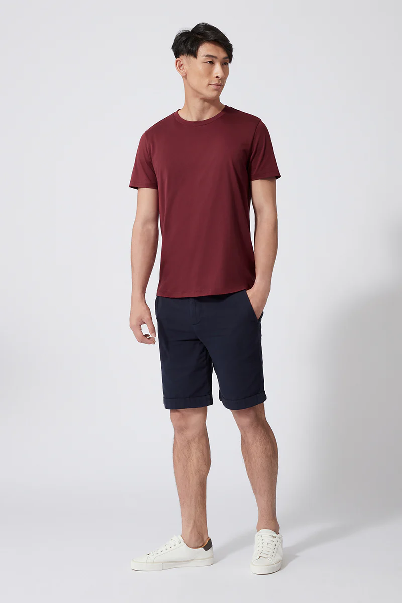 Super Soft Crew Neck T-Shirt | Burgundy BRE112 - Image 3