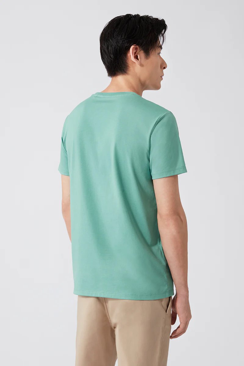 Super Soft Crew Neck T-Shirt | Green 165112 - Image 4