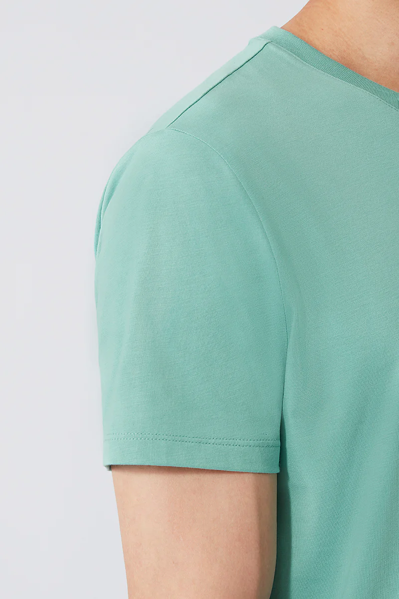 Super Soft Crew Neck T-Shirt | Green 165112 - Image 5