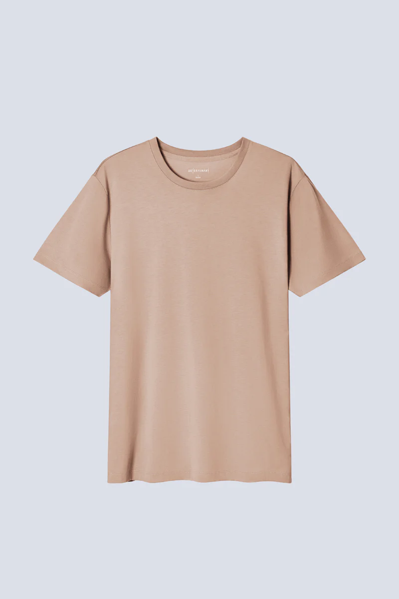 Super Soft Crew Neck T-Shirt | Khaki KKE169 - Image 10