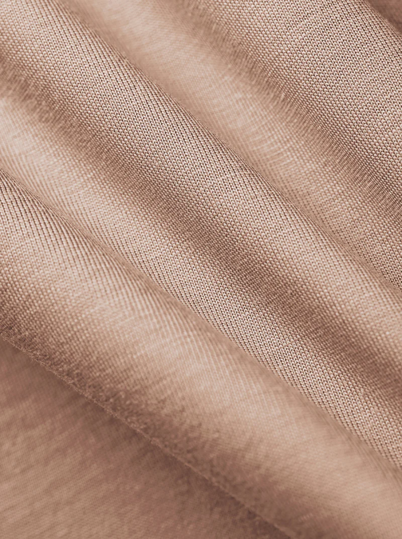 Super Soft Crew Neck T-Shirt | Khaki KKE169 - Image 9