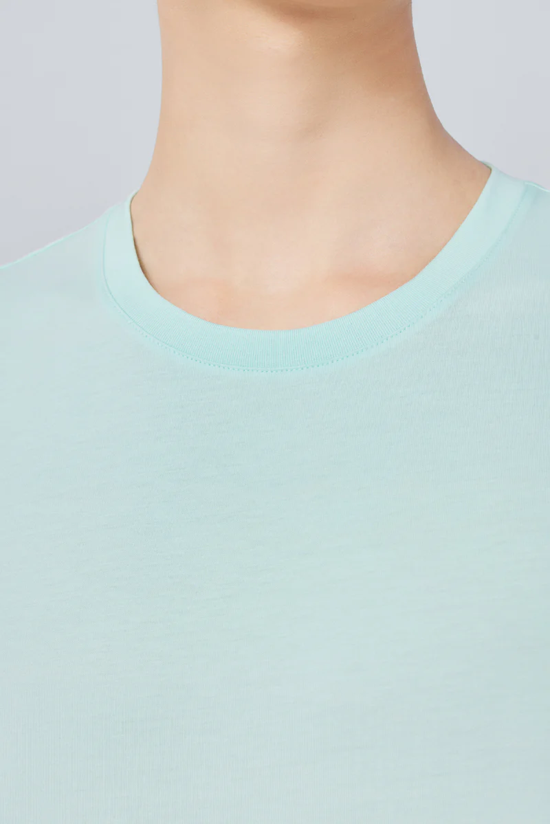 Super Soft Crew Neck T-Shirt | Mint P317UZ - Image 2