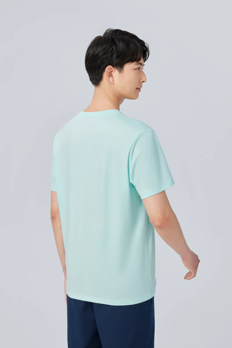 Super Soft Crew Neck T-Shirt | Mint P317UZ - Image 4