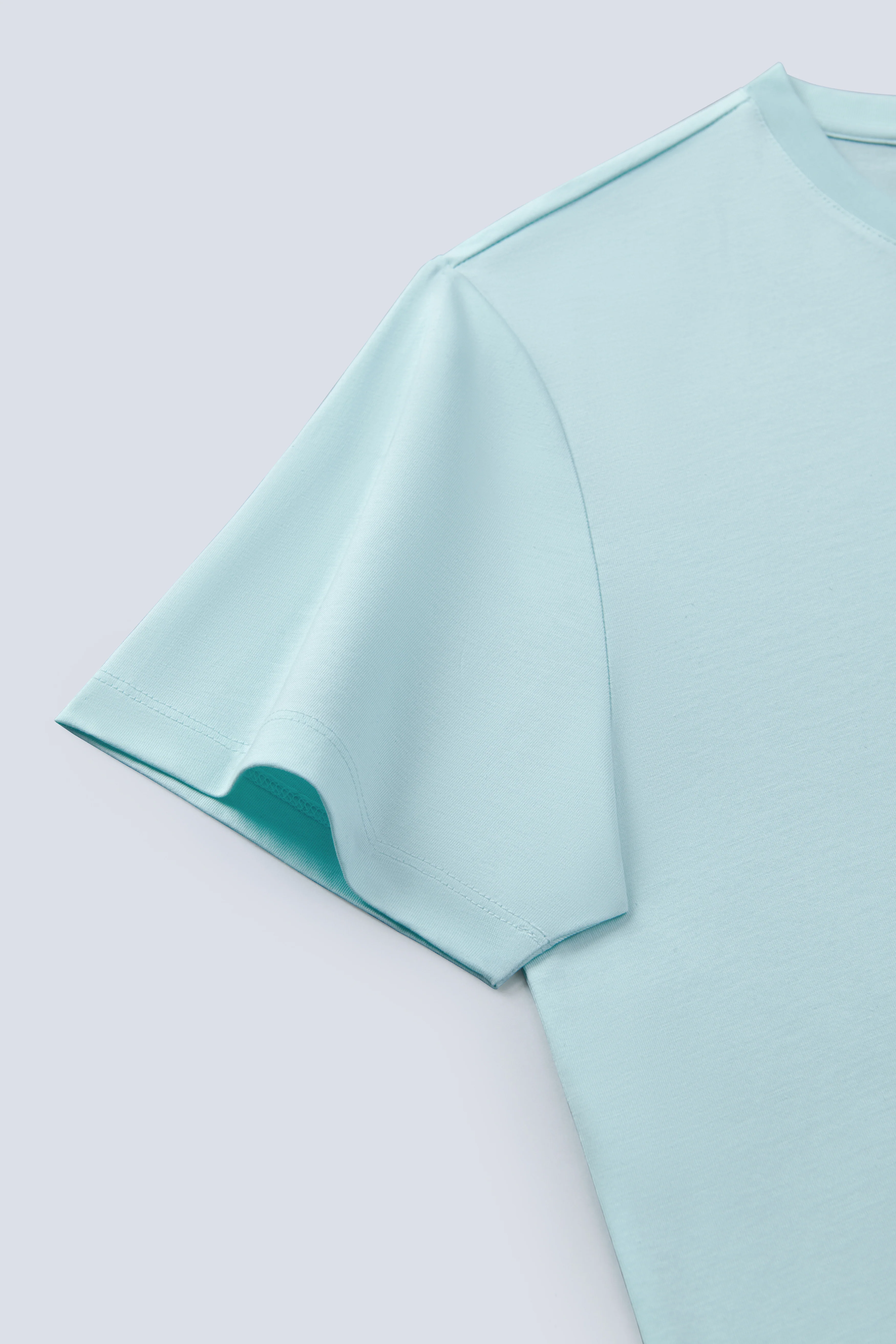 Super Soft Crew Neck T-Shirt | Mint P317UZ - Image 7