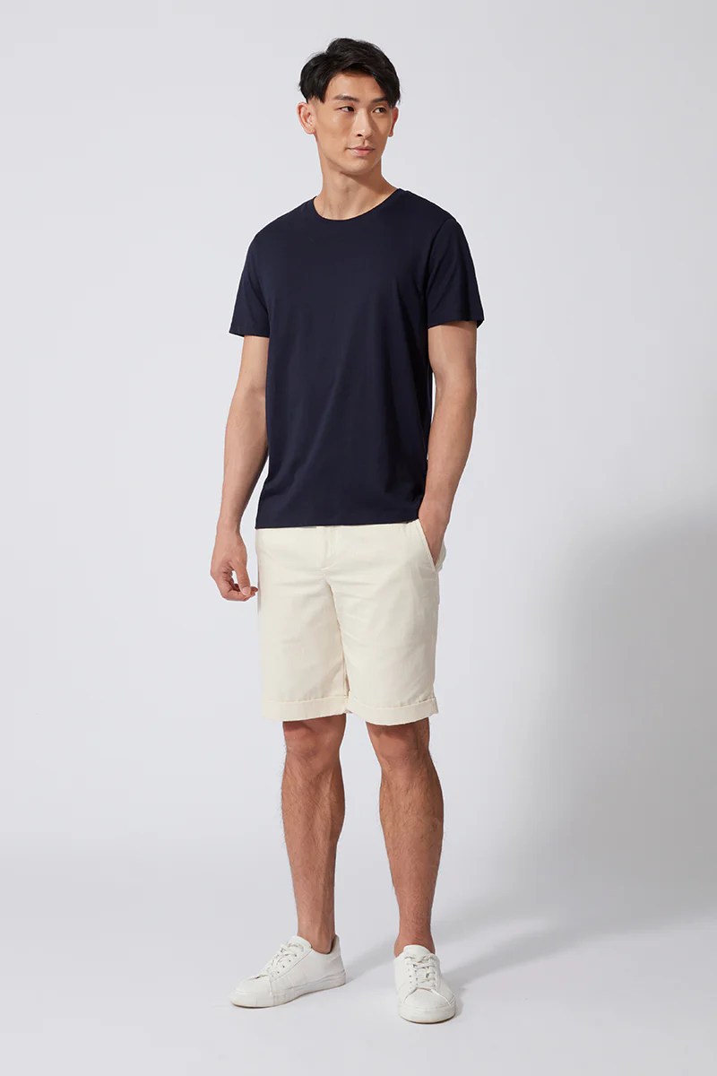 Super Soft Crew Neck T-Shirt | Navy NNY096 - Image 3