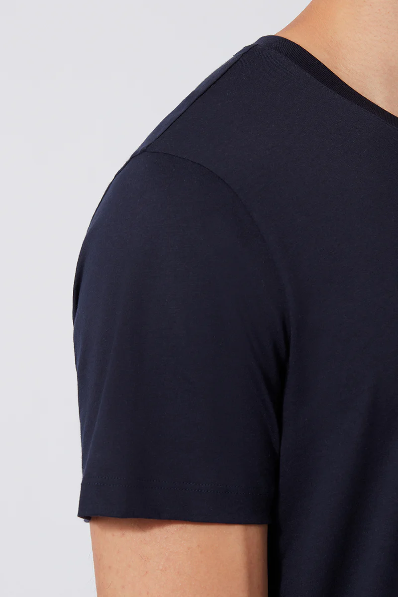 Super Soft Crew Neck T-Shirt | Navy NNY096 - Image 5