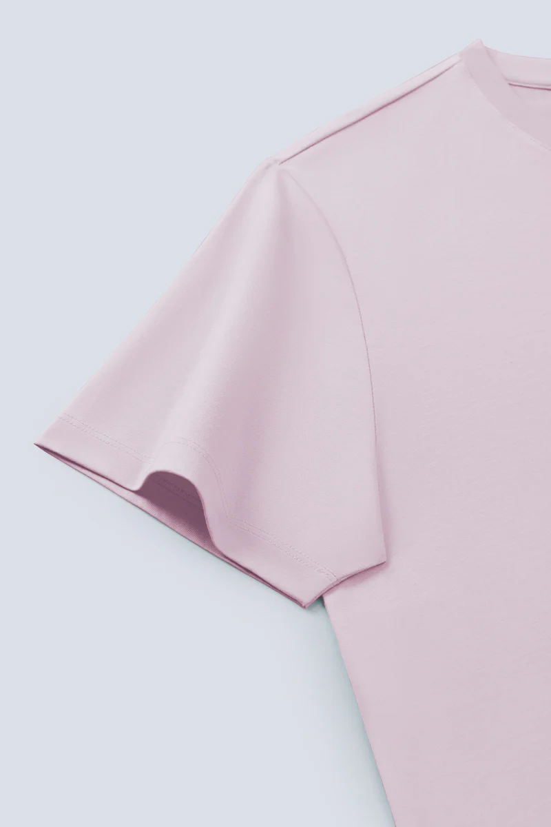Super Soft Crew Neck T-Shirt | Pink P670UZ - Image 7