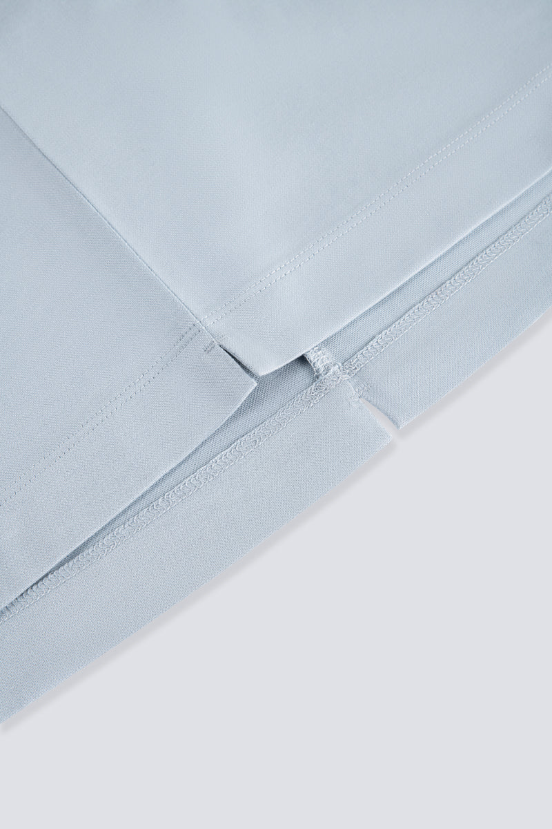 Super Soft Pique Tipped Polo | Grey Blue BLE251 - Image 11