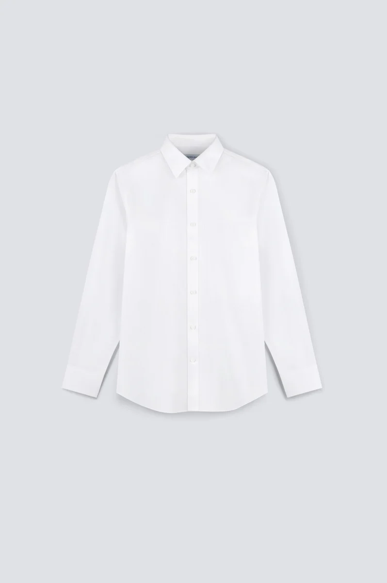 Supreme Cotton Dobby Cord Dress Shirt | White WH001Z - Image 5