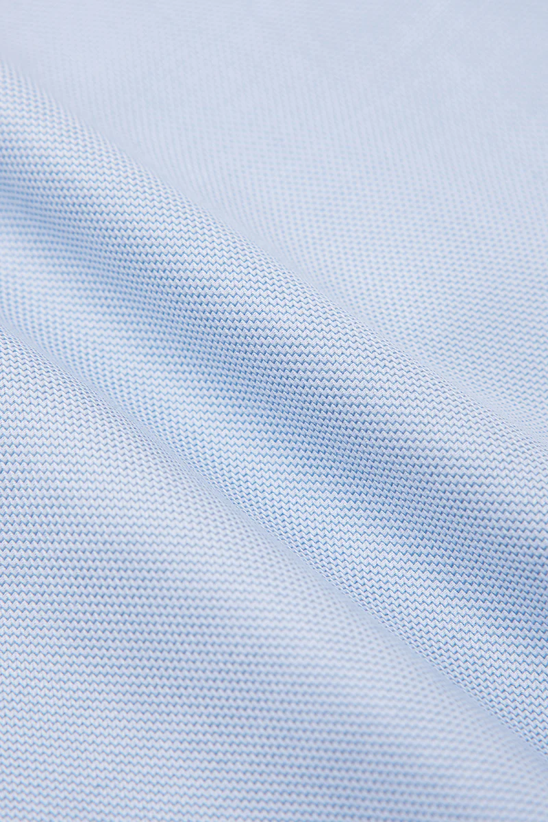 Supreme Cotton Dobby Twill Dress Shirt | Blue 7644NZ - Image 8