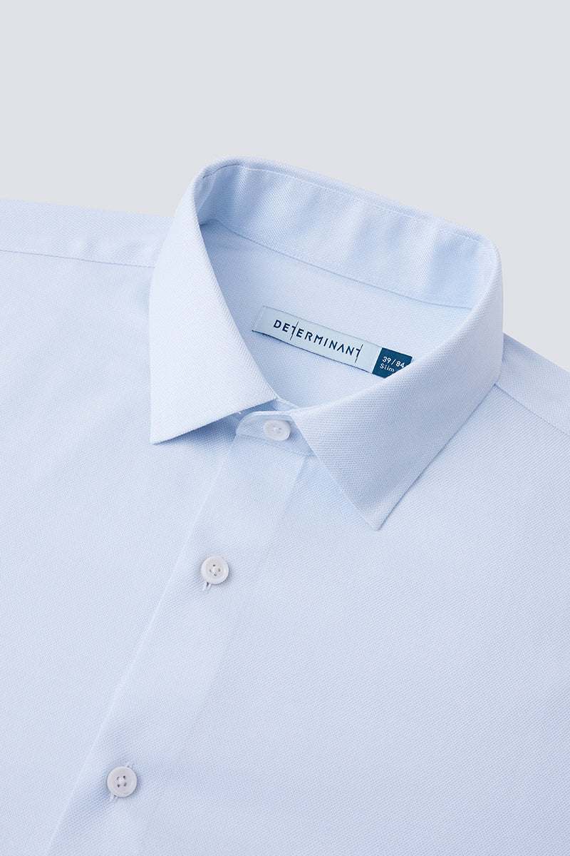 Supreme Cotton Dobby Twill Dress Shirt | Light Blue 7643NZ - Image 6