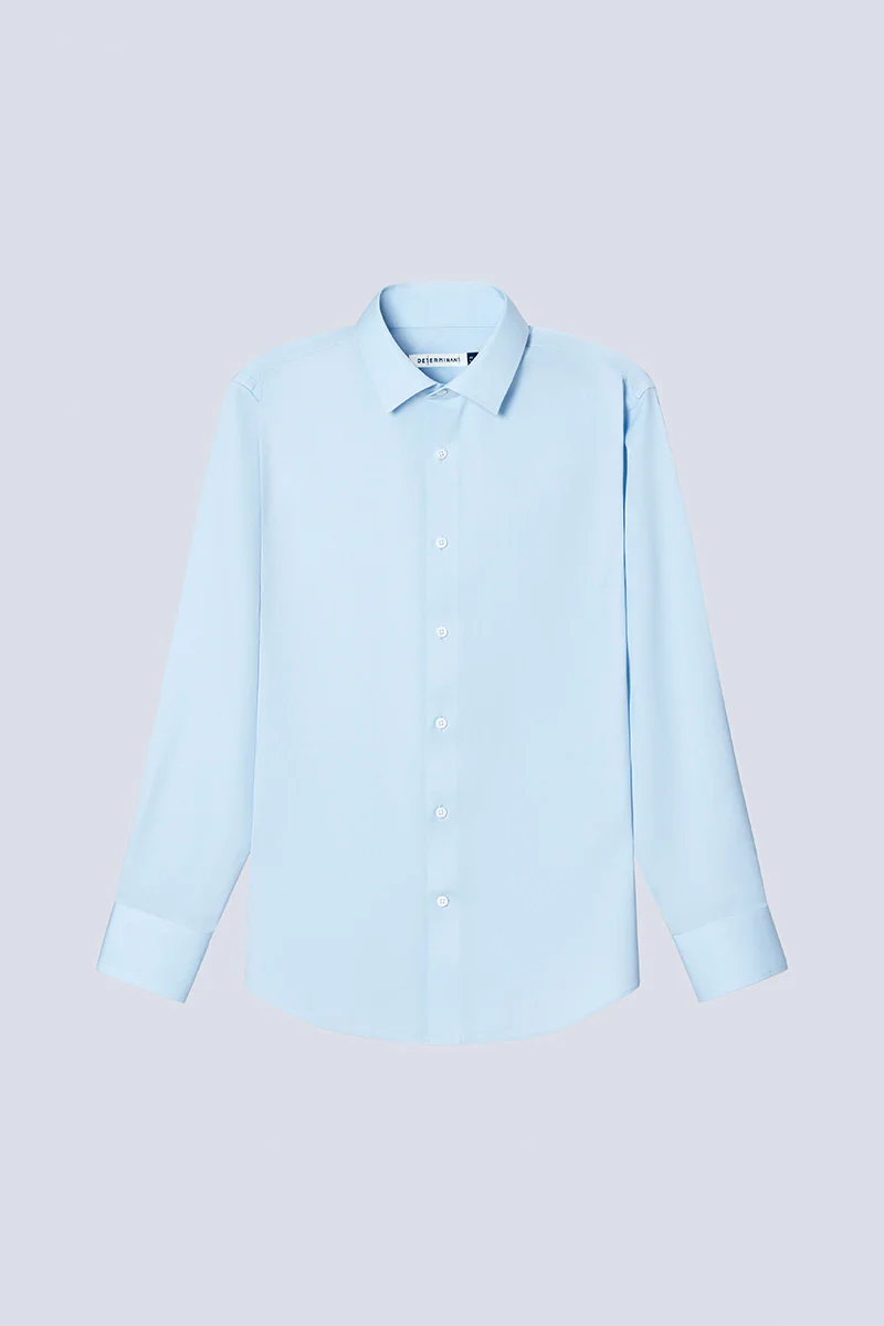 Supreme Cotton Dress Shirt | Light Blue 3396NZ - Image 9