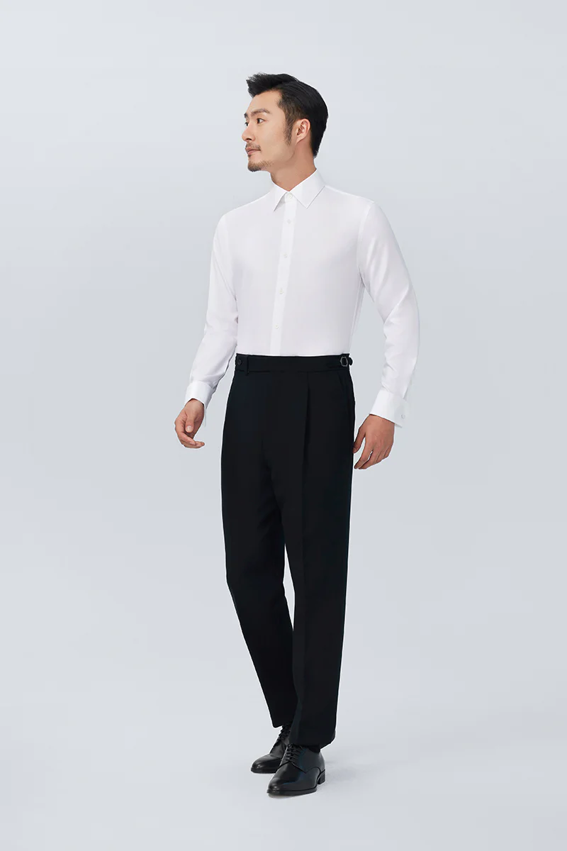 Supreme Cotton French Cuff Dress Shirt | White WH001Z - Image 3