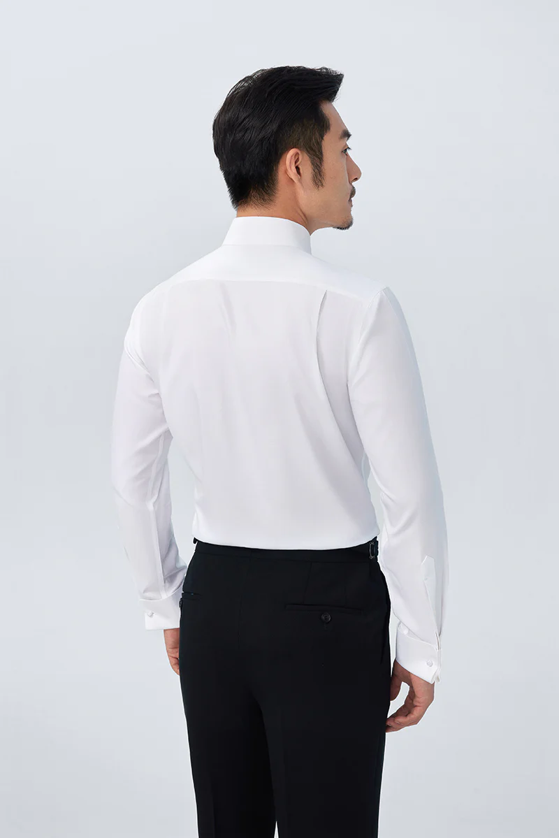 Supreme Cotton French Cuff Dress Shirt | White WH001Z - Image 4