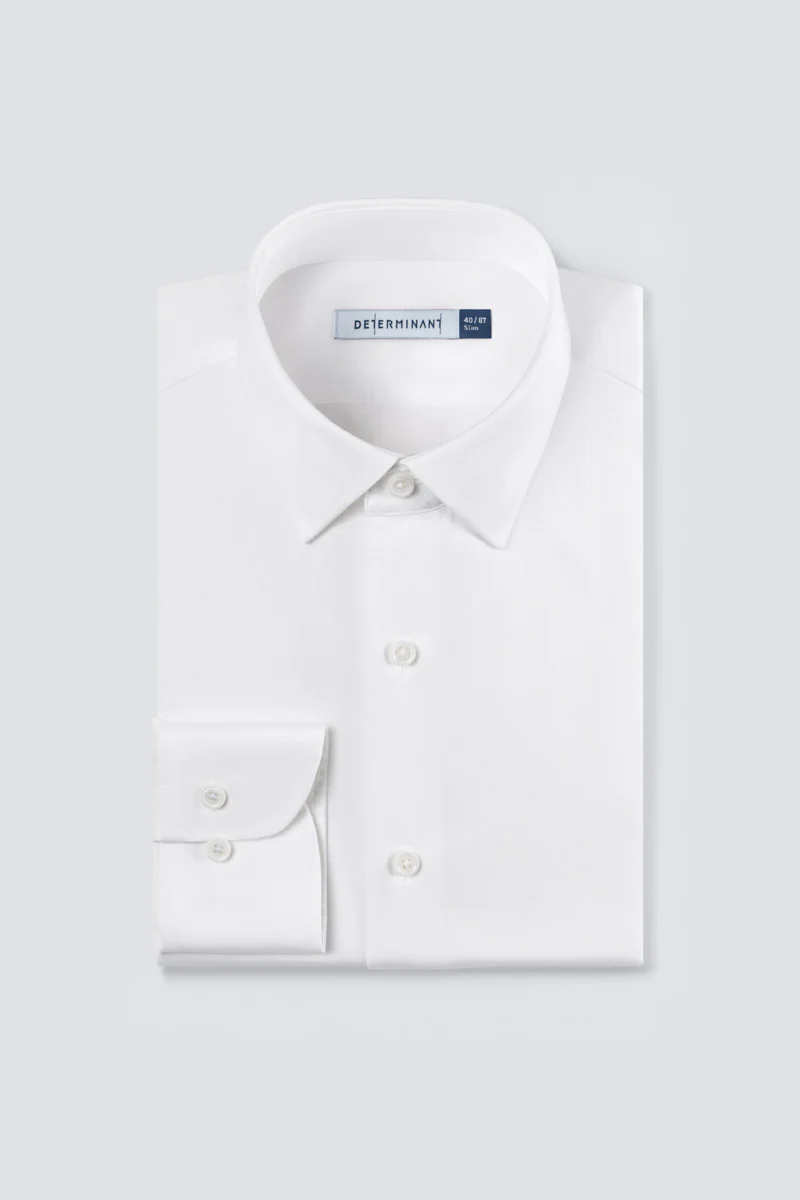 Supreme Cotton Herringbone Dress Shirt | White WH001Z - Image 3