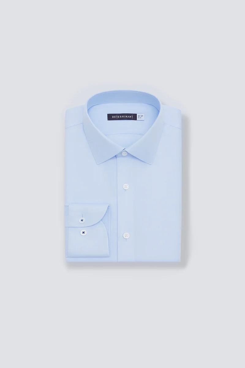 Supreme Cotton-Silk Dress Shirt | Light Blue 1459DK - Image 10